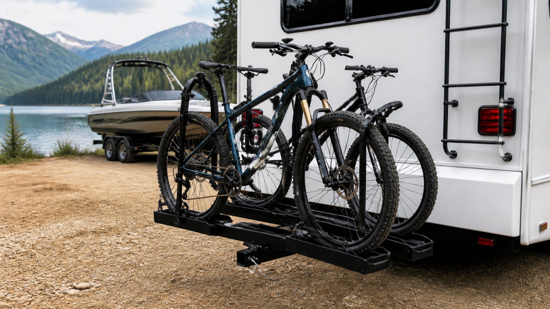 Hitch Mounted Bike Racks Buying Guide for RV and Boat Towing