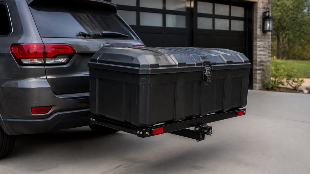 hitch mounted storage boxes shopping setup for overall selection with practical vehicle-focused details