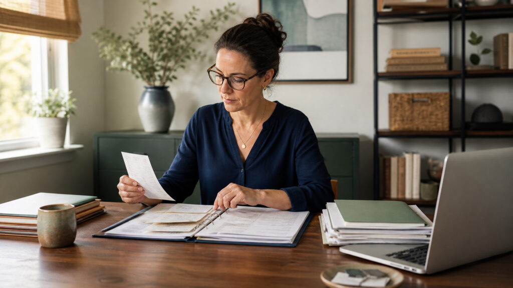 Editorial business scene illustrating freelancer tax software