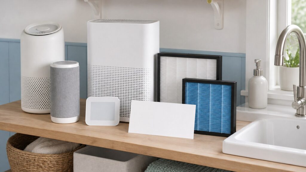 Unbranded air quality devices products arranged for a careful buying comparison