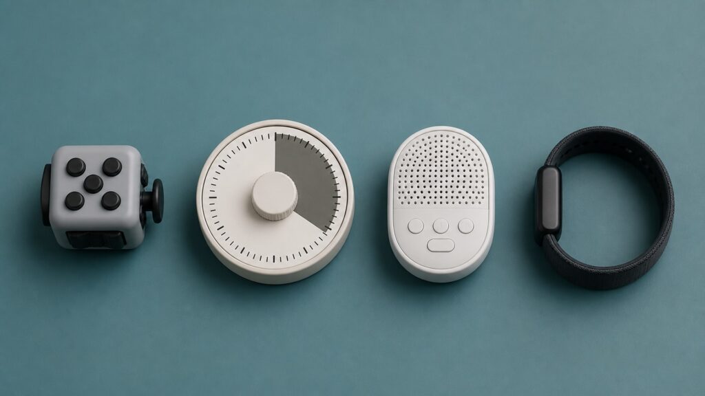 Unbranded attention support devices products arranged for a careful buying comparison