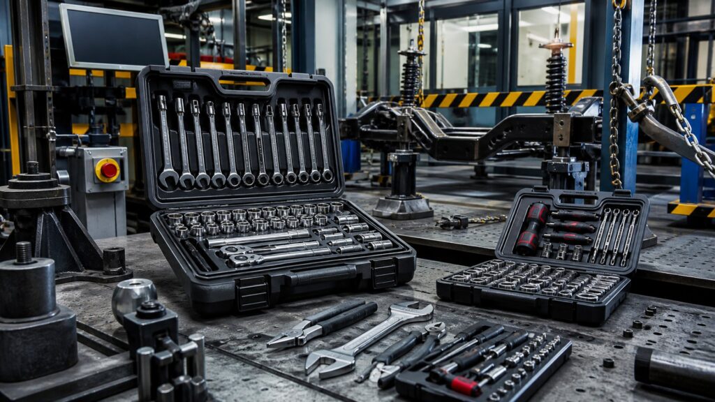 automotive tool sets shopping setup for durability and warranty checks with practical vehicle-focused details