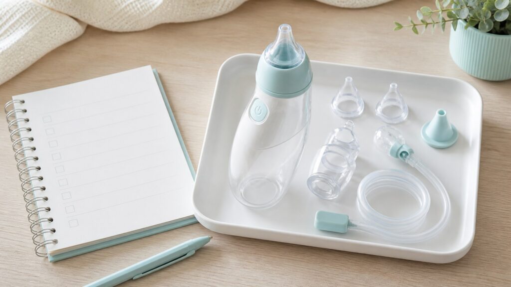 Unbranded baby nasal aspirators products arranged for a careful buying comparison