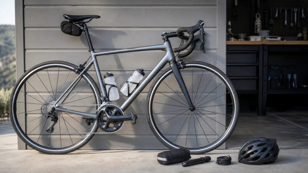 bicycles for long rides arranged in a practical buyer guide scene