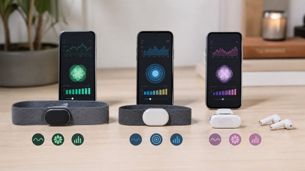 Unbranded biofeedback devices products arranged for a careful buying comparison