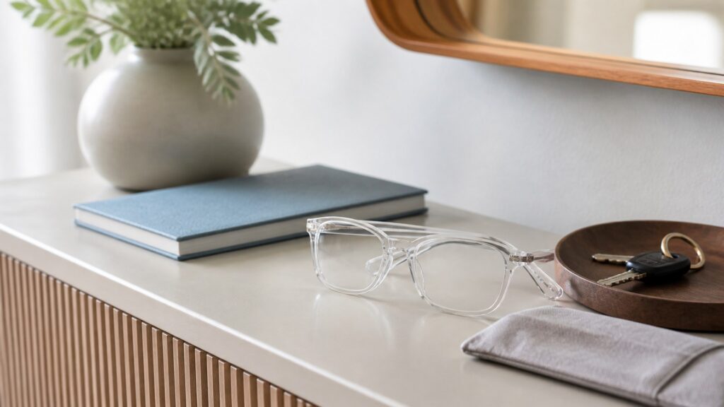 Unbranded blue light glasses products arranged for a careful buying comparison