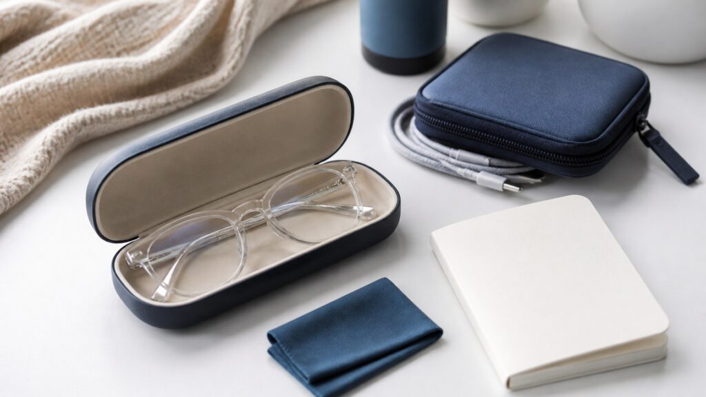 Unbranded blue light glasses products arranged for a careful buying comparison