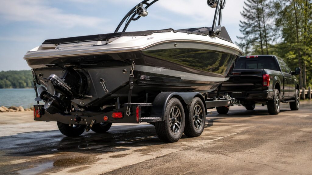 boat trailers shopping setup for hitch class and payload limits with practical vehicle-focused details