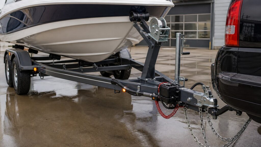boat trailers shopping setup for trailer wiring and braking with practical vehicle-focused details