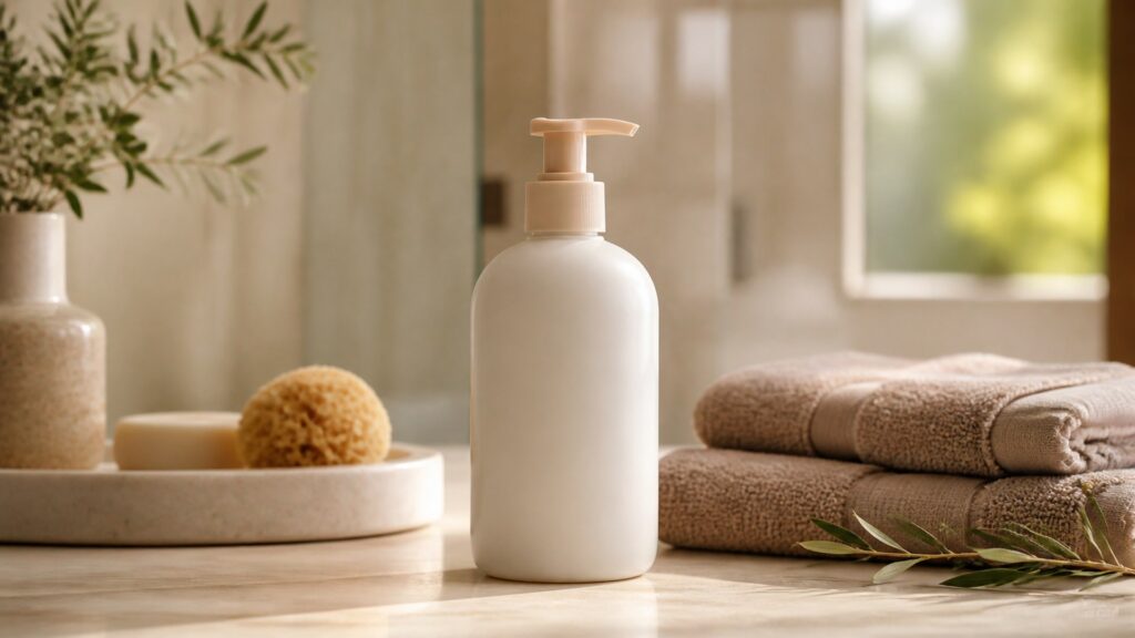 Unbranded body cream arranged for a shower and after-bath routines buying guide