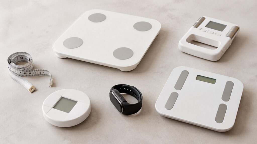 Unbranded body measurement devices products arranged for a careful buying comparison