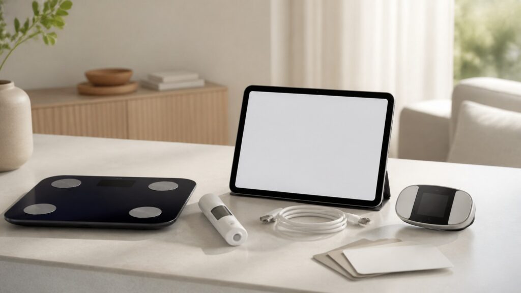 Unbranded body measurement devices products arranged for a careful buying comparison