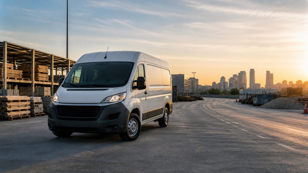 cargo vans shopping setup for test drive priorities with practical vehicle-focused details