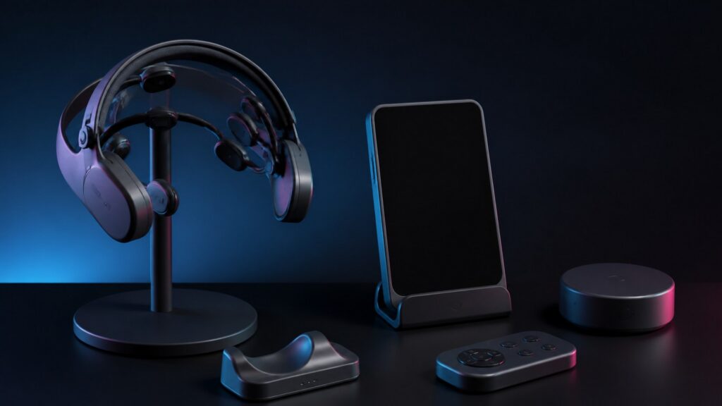 Unbranded cognitive performance headsets products arranged for a careful buying comparison