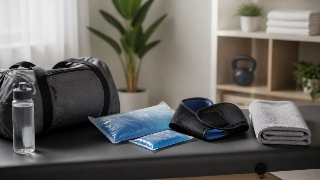 Unbranded cold therapy products arranged for a careful buying comparison