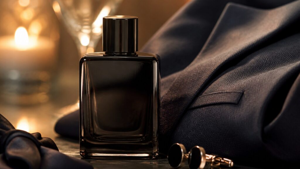 Unbranded editorial arrangement illustrating How to Choose Cologne for Special Occasions
