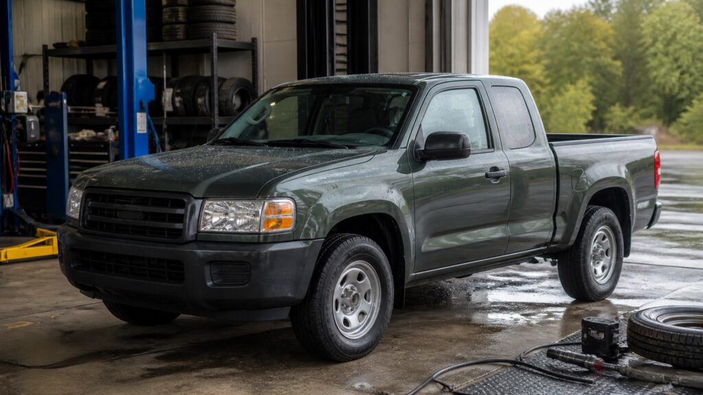 compact pickup trucks shopping setup for insurance and maintenance costs with practical vehicle-focused details
