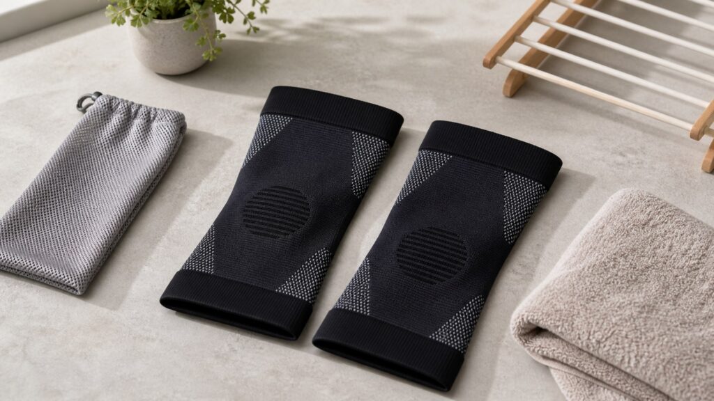 Unbranded compression knee sleeves products arranged for a careful buying comparison