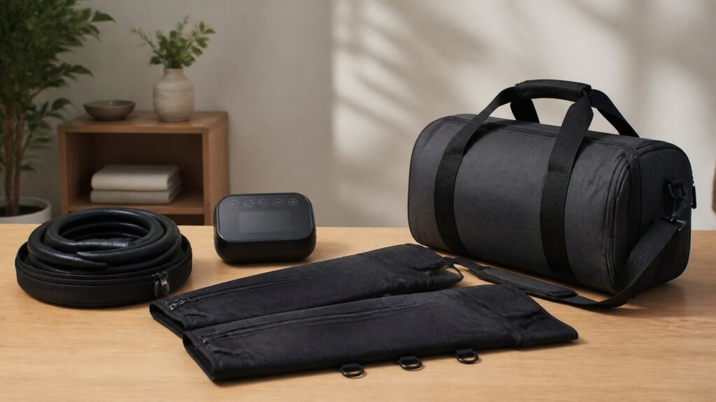 Unbranded compression recovery products arranged for a careful buying comparison