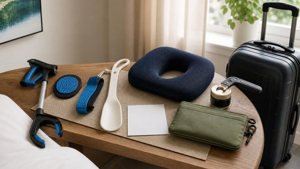 Unbranded daily living support products arranged for a careful buying comparison