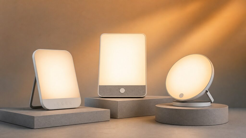 Unbranded dawn simulation lights products arranged for a careful buying comparison