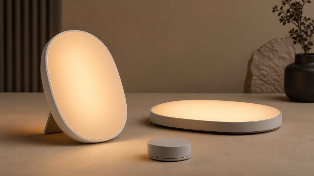 Unbranded dawn simulation lights products arranged for a careful buying comparison
