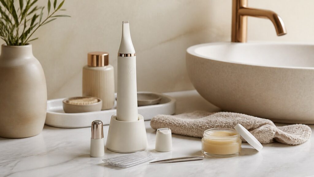Unbranded dermaplaning devices arranged for a salon-alternative routines buying guide