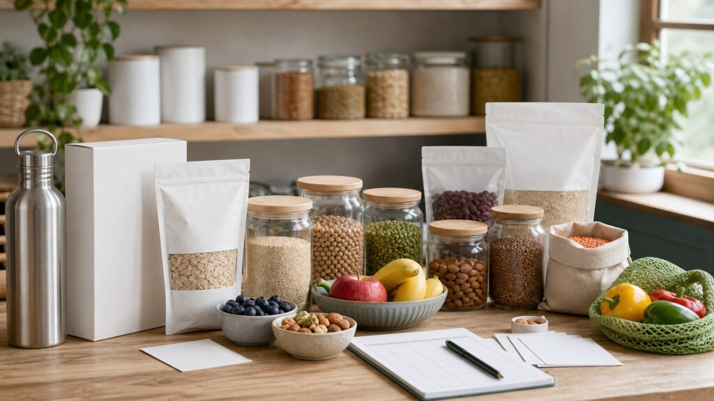 Unbranded diet & lifestyle foods products arranged for a careful buying comparison
