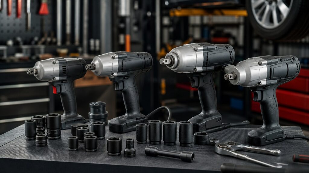 electric impact wrenches shopping setup for automotive power tools tool selection with practical vehicle-focused details