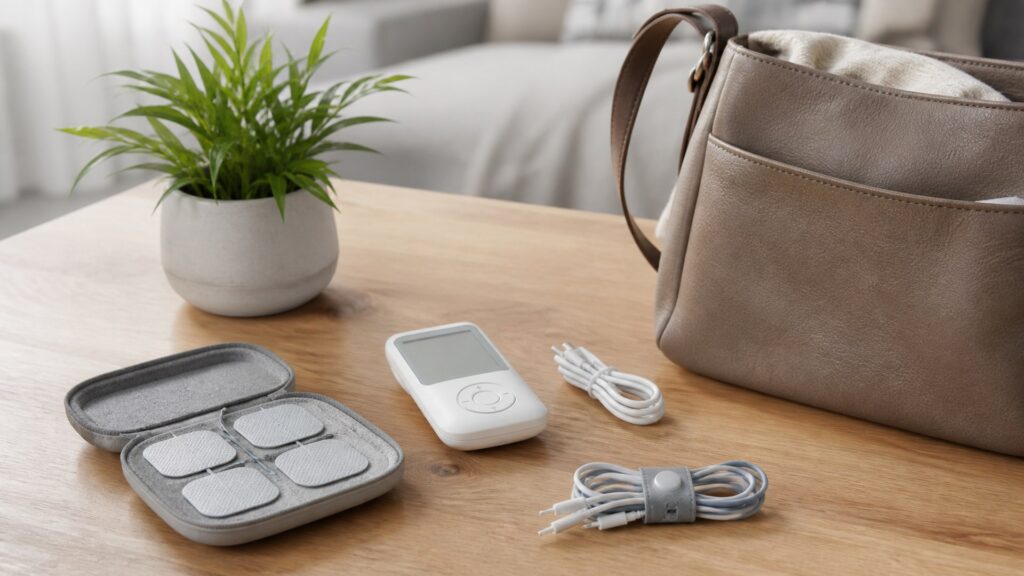 Unbranded electrical pain therapy products arranged for a careful buying comparison