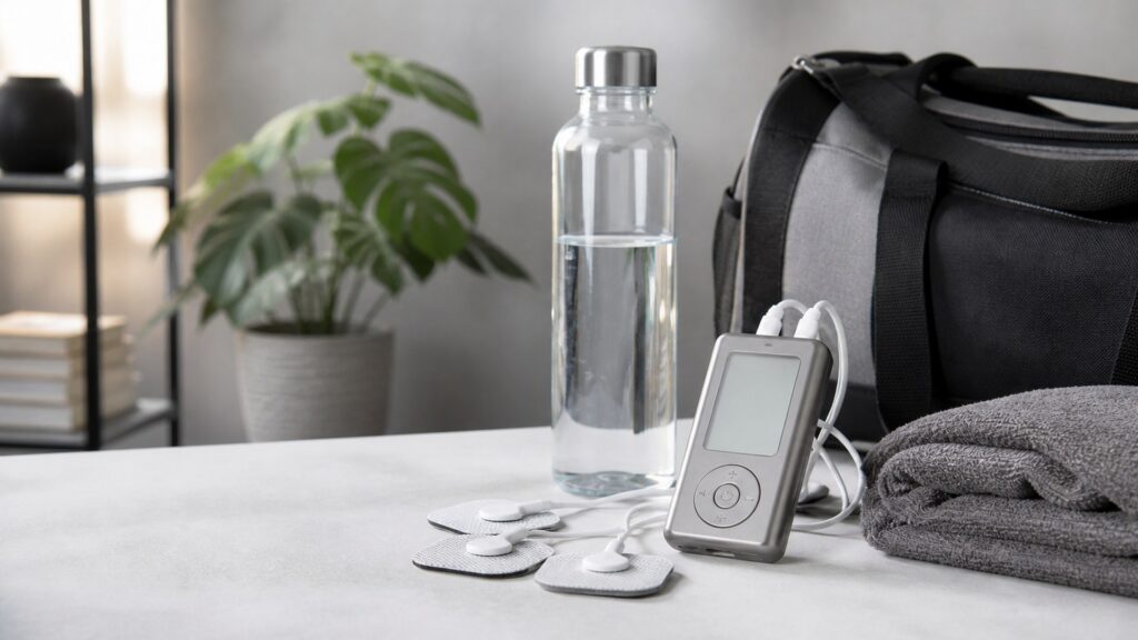 Unbranded electrical pain therapy products arranged for a careful buying comparison