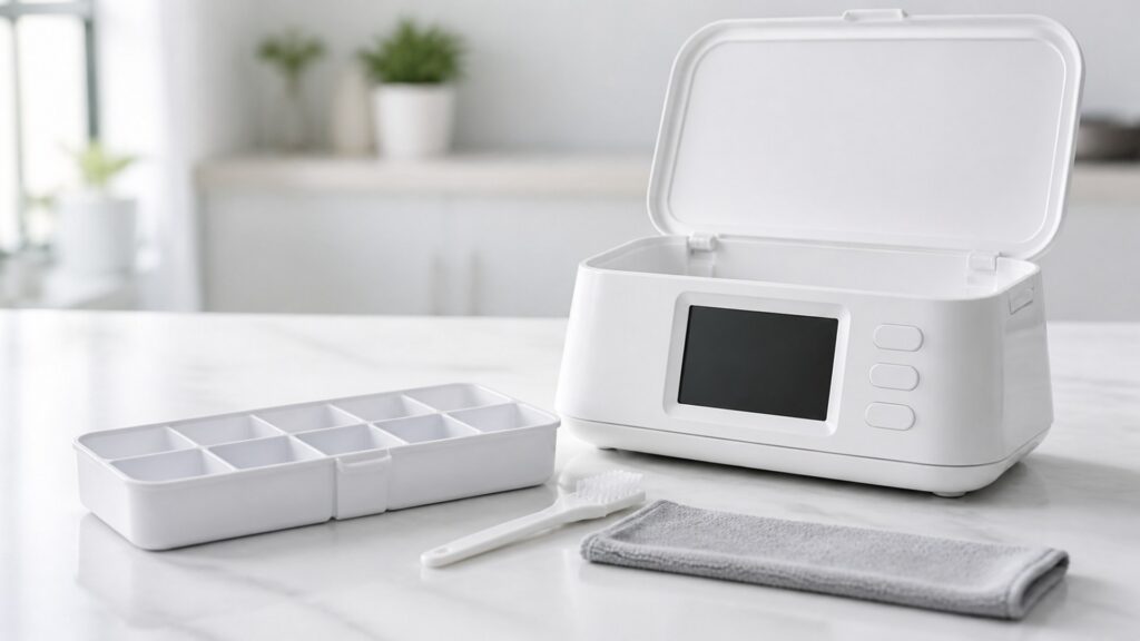 Unbranded electronic pill organizers products arranged for a careful buying comparison