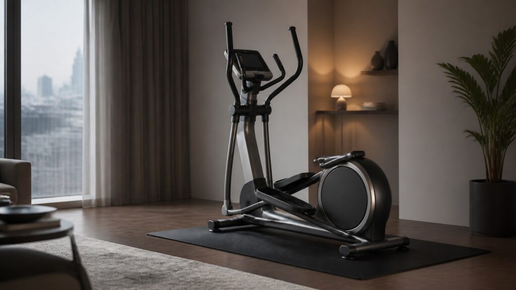elliptical machines for quiet operation arranged in a practical buyer guide scene