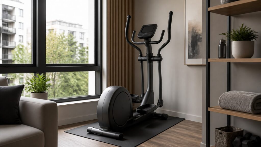 elliptical machines for small spaces arranged in a practical buyer guide scene