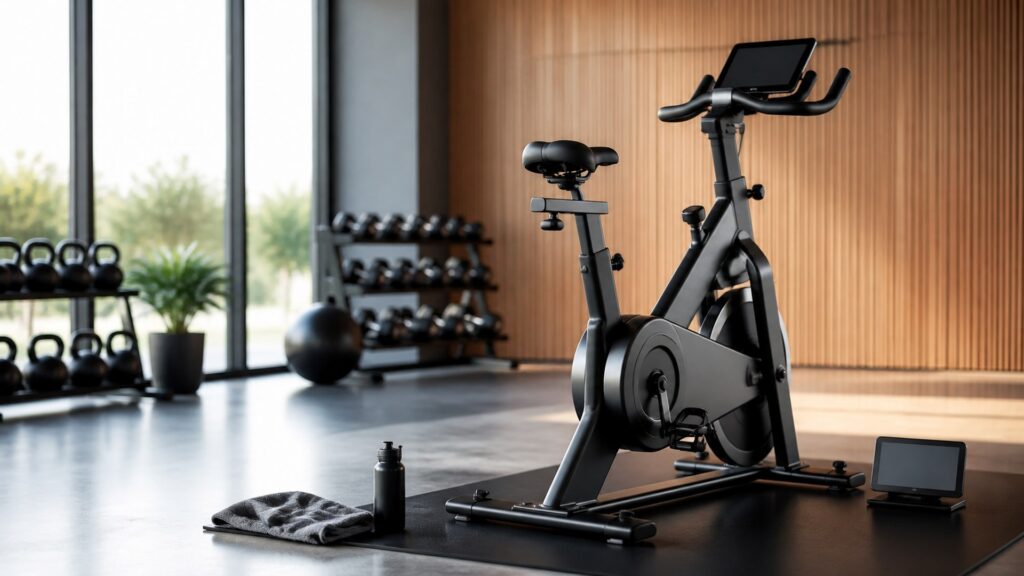 exercise bikes for interval sessions arranged in a practical buyer guide scene