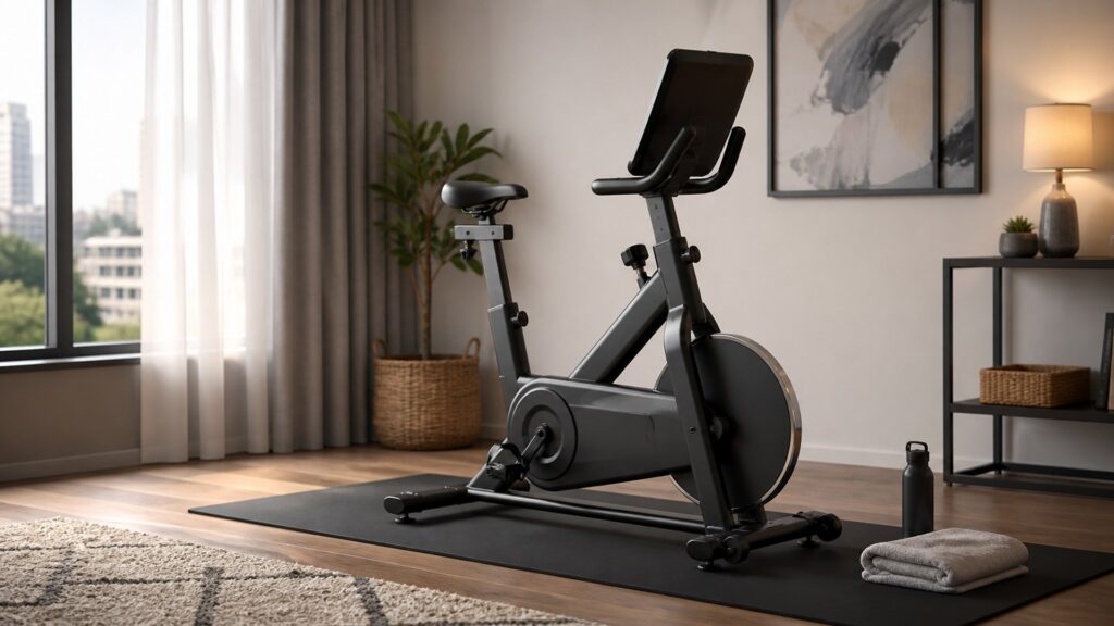 exercise bikes for quiet operation arranged in a practical buyer guide scene