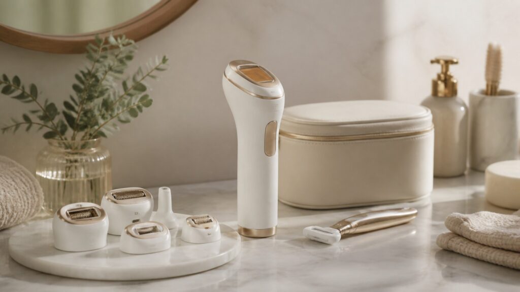 Unbranded facial hair removal devices arranged for a salon-alternative routines buying guide