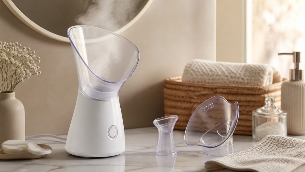 Unbranded facial steamers arranged for a routine frequency planning buying guide