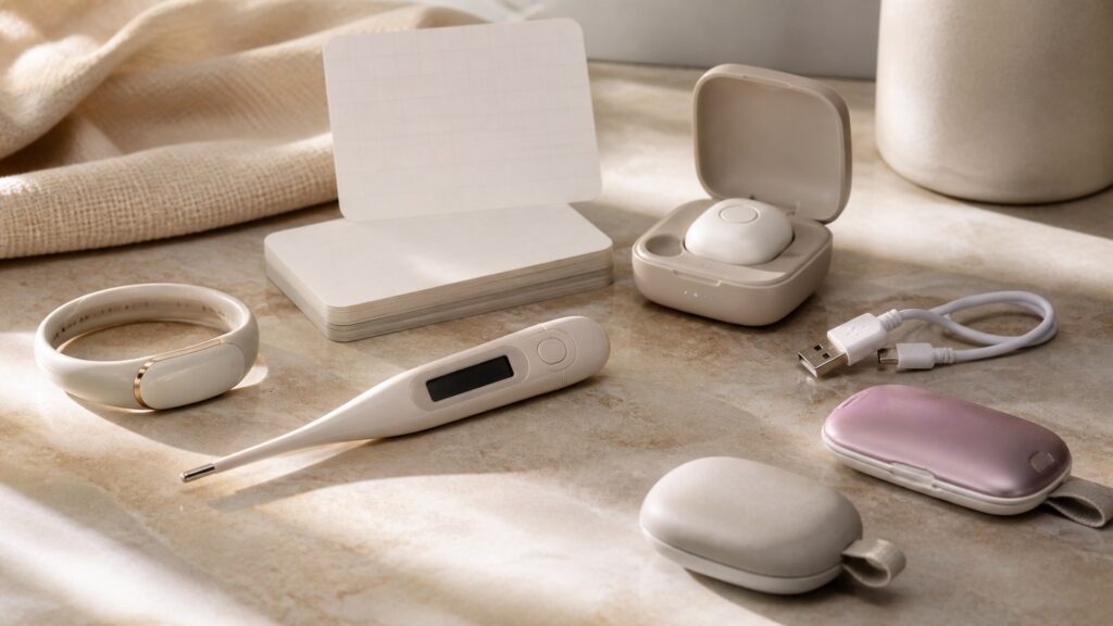 Unbranded fertility & reproductive health devices products arranged for a careful buying comparison