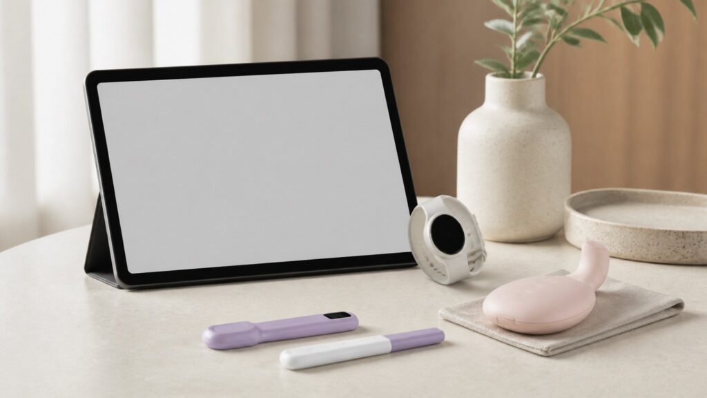 Unbranded fertility & reproductive health devices products arranged for a careful buying comparison