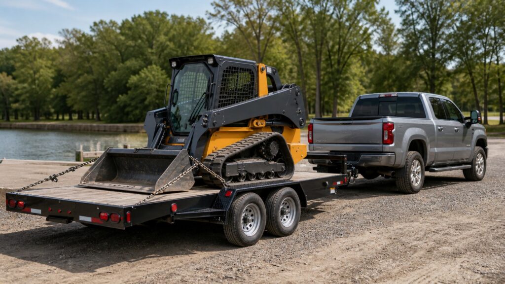 flatbed trailers shopping setup for hitch class and payload limits with practical vehicle-focused details
