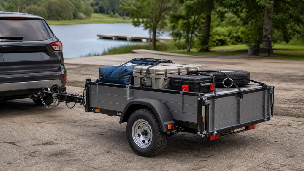 foldable utility trailers shopping setup for utility trailers load planning with practical vehicle-focused details