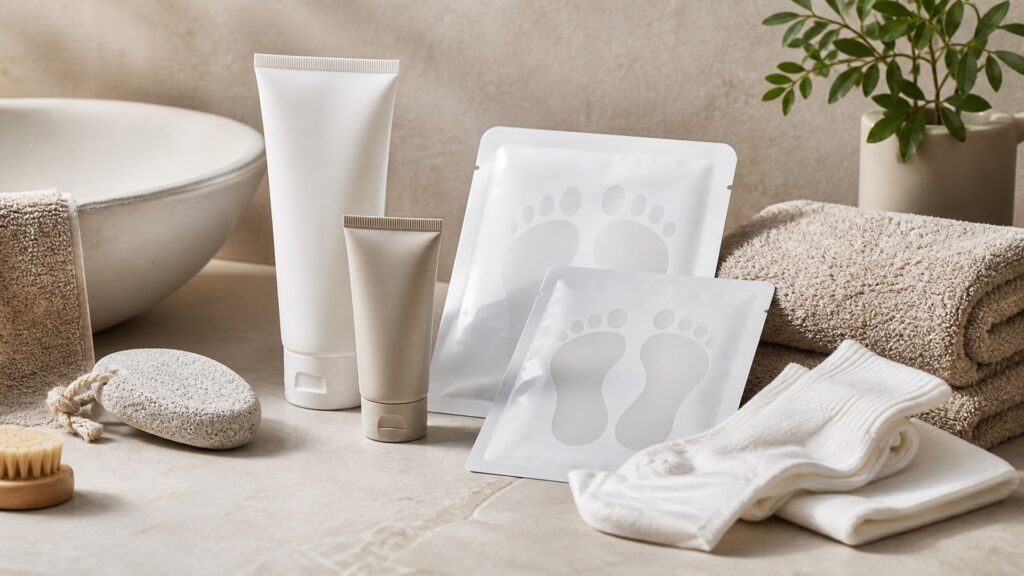 Unbranded foot masks arranged for a foot care routine building buying guide