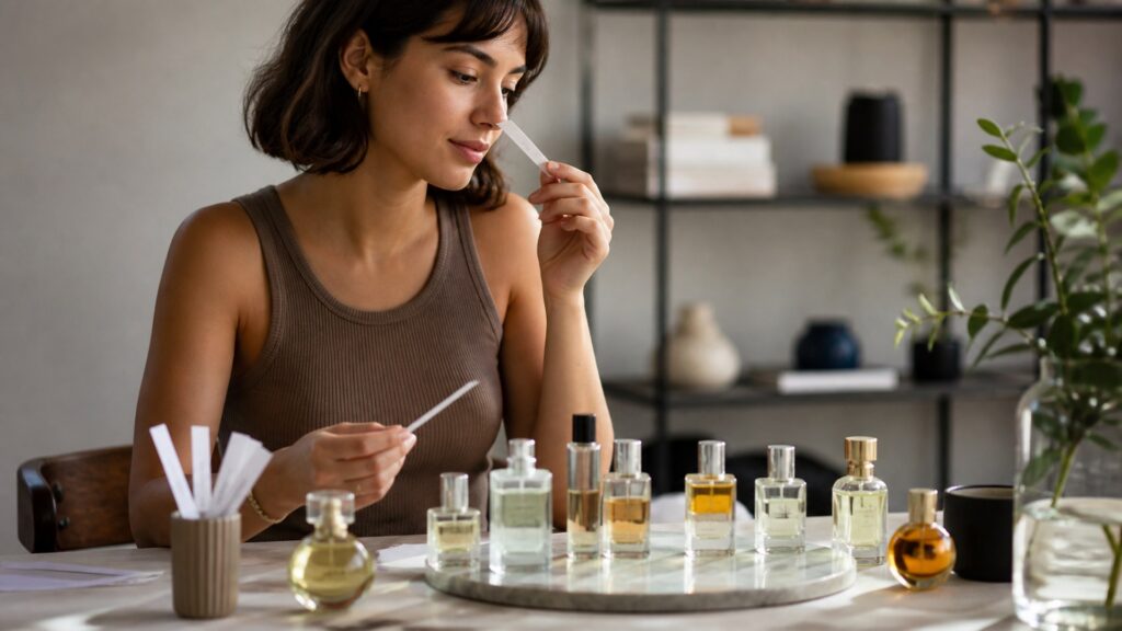 unbranded fragrances arranged for beginners