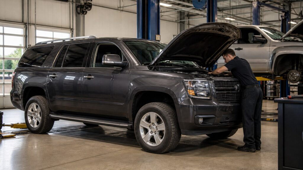 full size suvs shopping setup for insurance and maintenance costs with practical vehicle-focused details