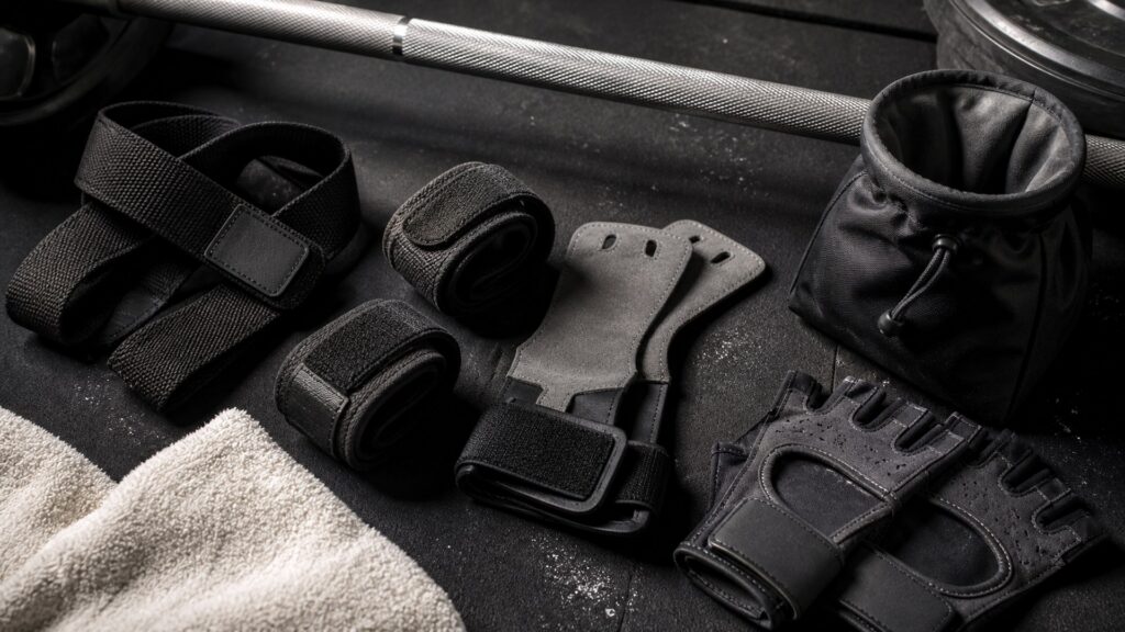 grip accessories for grip support arranged in a practical buyer guide scene