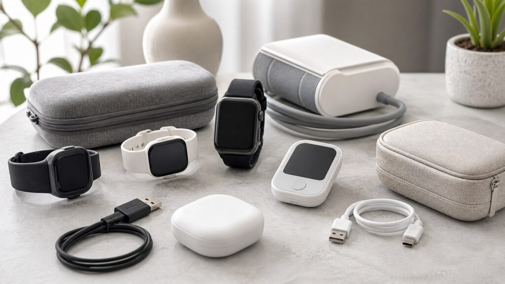 Unbranded heart health devices products arranged for a careful buying comparison