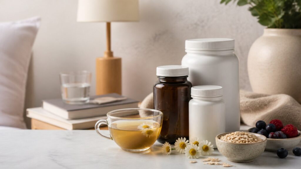 Unbranded heart health supplements products arranged for a careful buying comparison
