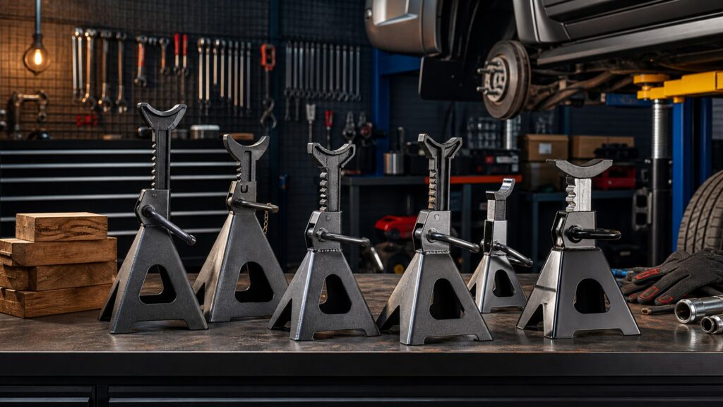 heavy duty jack stands shopping setup for jack stands & ramps tool selection with practical vehicle-focused details