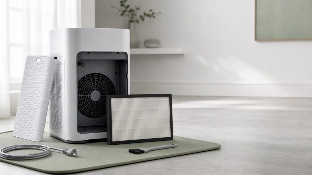 Unbranded hepa air purifiers products arranged for a careful buying comparison